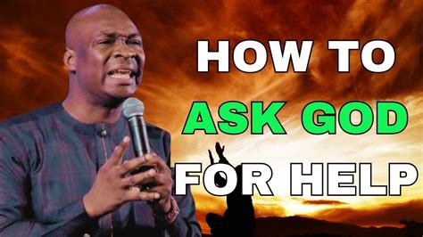 Wake Up And Ask God To Help You Now Apostle Joshua Selman Youtube