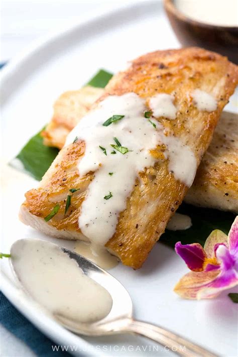 Mahi Mahi With Tahitian Vanilla Sauce Jessica Gavin