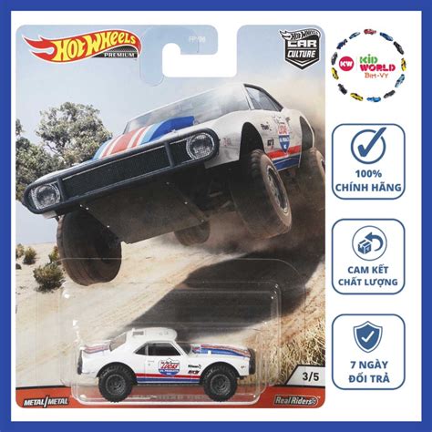 Xe mô hình Hot Wheels Premium Car Culture Series Wild Terrain Off Road Camaro GJP