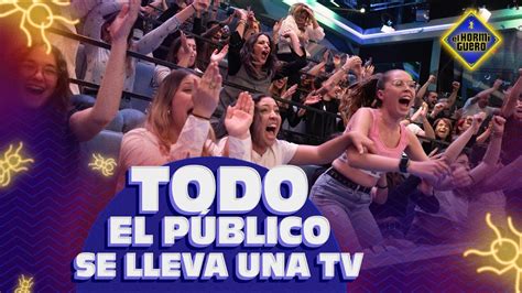 Ganadores Todo el público se llevó una televisión a casa Hormiguero