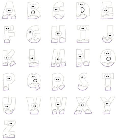 60 Moldes De Letras Do Alfabeto Para Imprimir Coruja Pedagogica Images