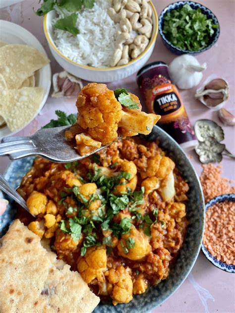 Vegan Cauliflower Tikka Masala Recipe Captain Bobcat