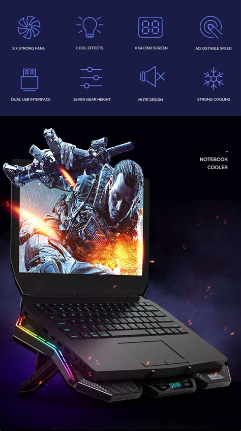 Heatslash Inch Ultra Powered And Portable Led Fans Gaming Laptop