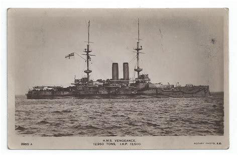 Royal Navy Canopus Class Battleship Postcards