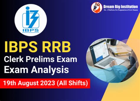 Ibps Rrb Clerk Prelims Exam Analysis 19 August 2023 All Shifts