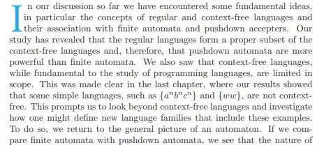 Part of Peter Linz book on machine theory Turing Machines | Sam Enu
