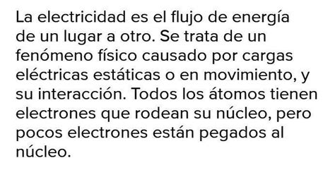 ¿cuáles Son Las Características De La Electricidad Brainlylat