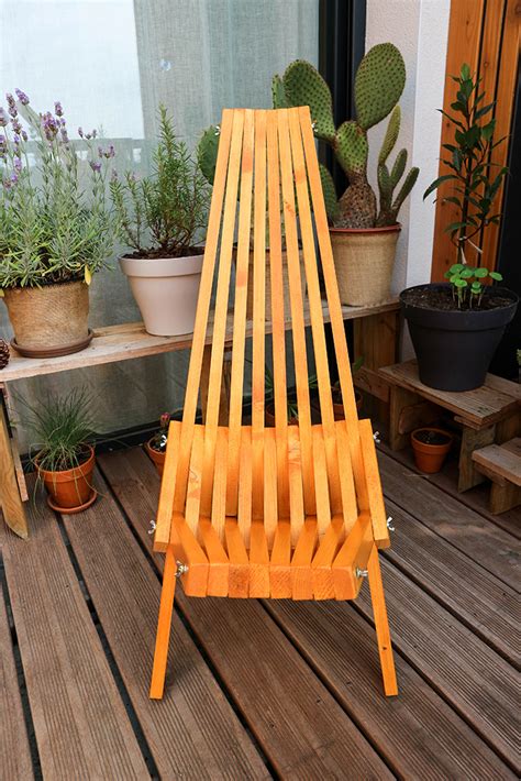 Fabriquer Une Chaise Pliante Kentucky Avec Des Tasseaux De Pin M