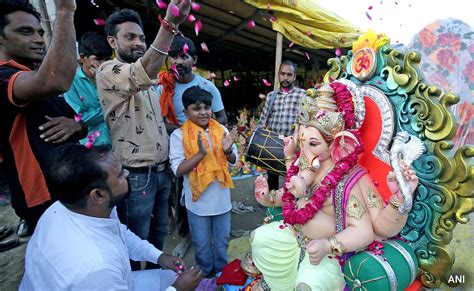 Pics Ganesh Chaturthi Today Massive Celebrations Across India