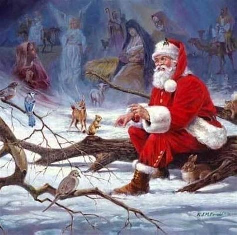 Pin By Marcel Drenth On Witte Kerst Santa Art Christmas Images Diy