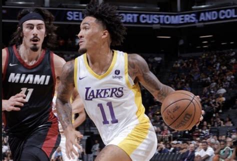 Hood Schifino Scores 15 In Lakers Summer Debut But Struggles From