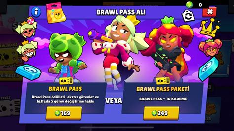 16 SEZON BRAWL PASS ALDIM SEZON ÖDÜLLERİ BRAWL STARS YouTube