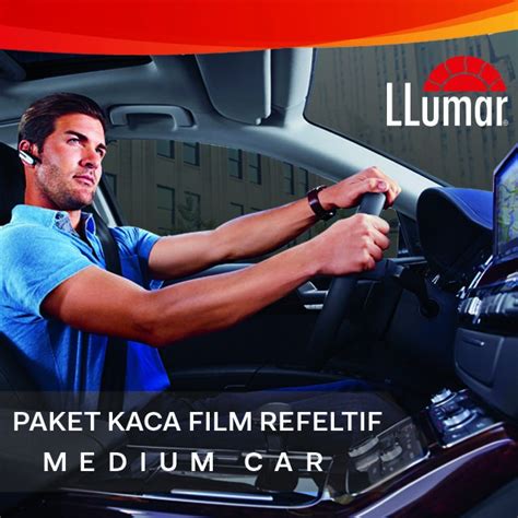 Jual Llumar Window Film Paket Kaca Film Llumar Reflektif Medium Car