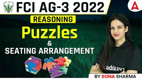 Fci Ag Exam Reasoning Puzzles Seating Arrangement By Sona