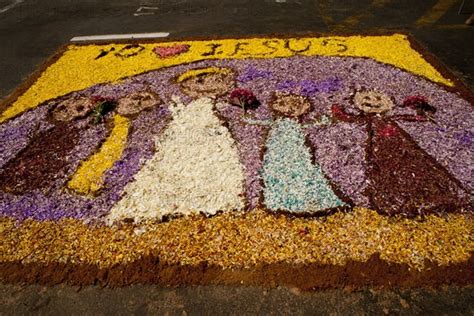 Holy Week Surco Flower Carpet Lima Peru Photo Heritage