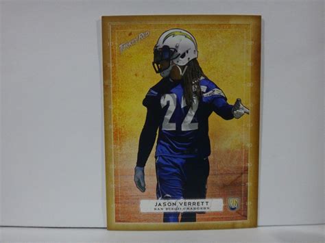 Topps Turkey Red Mini Jason Verrett Rc For Sale Online Ebay