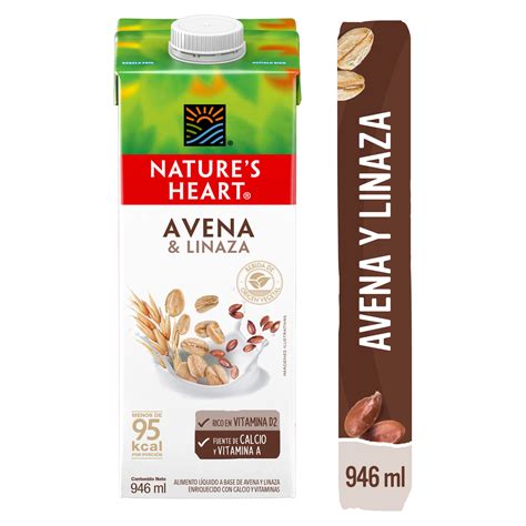 Comprar Bebida De Avena Y Linaza Natures Heart Tetrapack 946ml