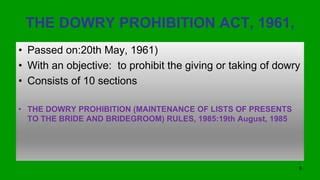 Dowry Prohibition Act PPT