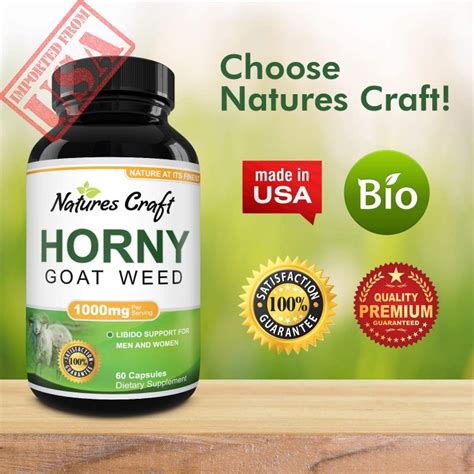 Effective Horny Goat Weed Herbal Complex Extract For Men Women Usa