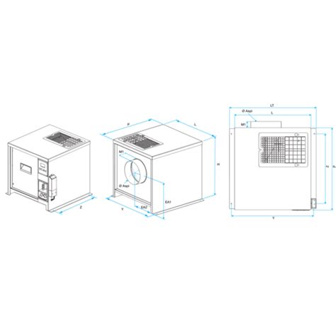 Caissons d extraction classés au feu EasyVEC C4 ULTRA 400 à 4000