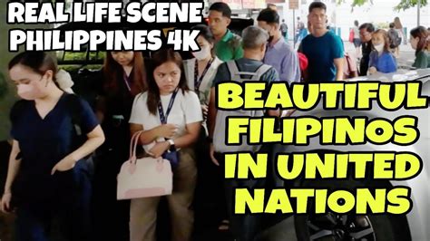 BEAUTIFUL FILIPINOS IN UNITED NATIONS AVENUE ERMITA MANILA WALKING TOUR