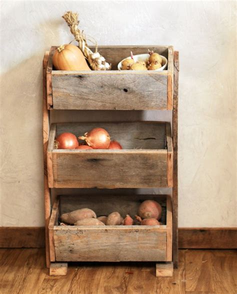 Rustic Shelving With Ample Storage For All Your Potatoes Onions