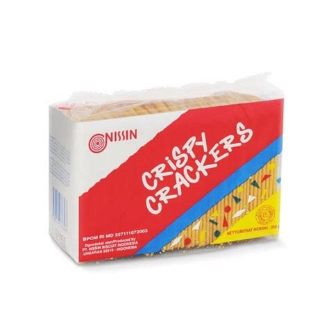 Jual Nissin Crispy Crackers Gr Kraker Asin Nissin Crispy Biskuit