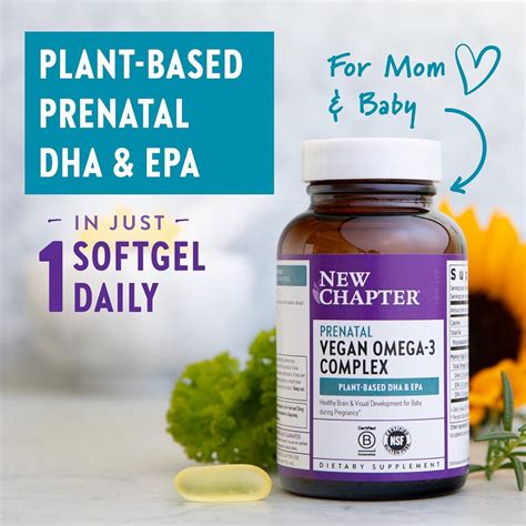 New Chapter Vegan Prenatal Omega-3 Supplement - 30 Vegan Softgels | Buy