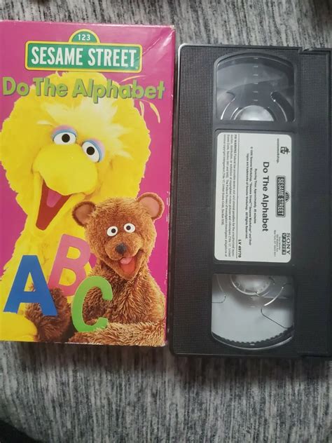 Sesame Street Do The Alphabet Vhs Ebay