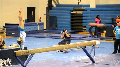 Usag Level Gymnastics Beam Fright Invite Youtube