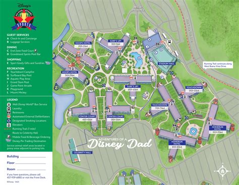 2025 Disney's All-Star Sports Resort Map - www.adventuresofadisneydad.com