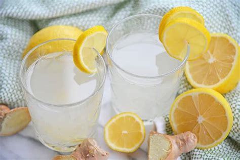 Lemon Ginger Water Recipe Flavored Water Recipes