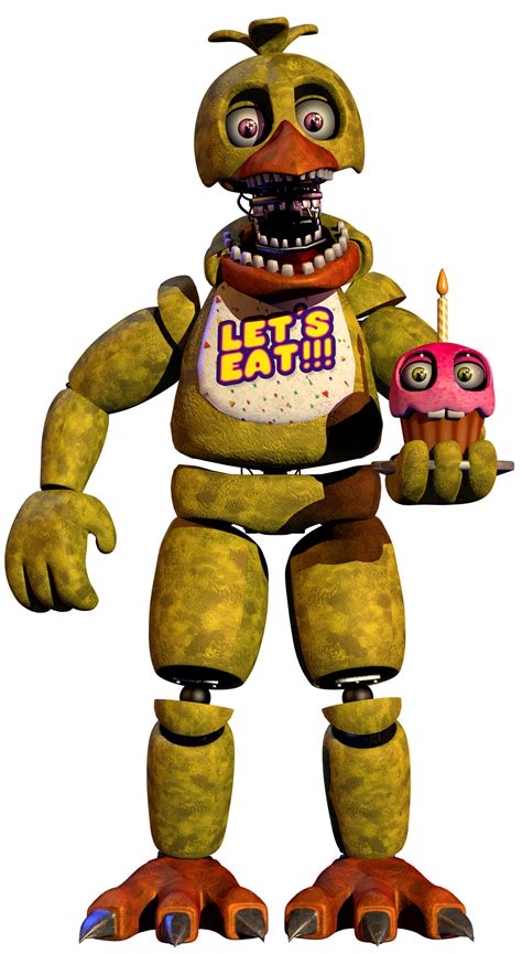 Unwithered Chica Blank Template Imgflip