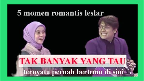 5 MOMEN ROMANTIS PERTEMUAN LESTI DAN RIZKY BILLAR DI ACARA ONE MAN SHOW