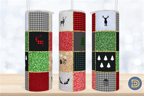 Buffalo Plaid Christmas Oz Tumbler Png Graphic By Drizzle Designs