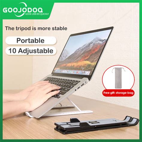 GOOJODOQ New Laptop Stand Holder Cooling Bracket 10 Speed Height