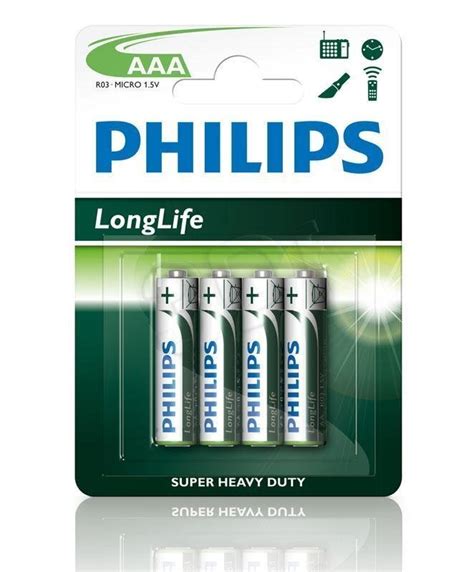 Philips Longlife Aaa R B Baterijas Cena Lv