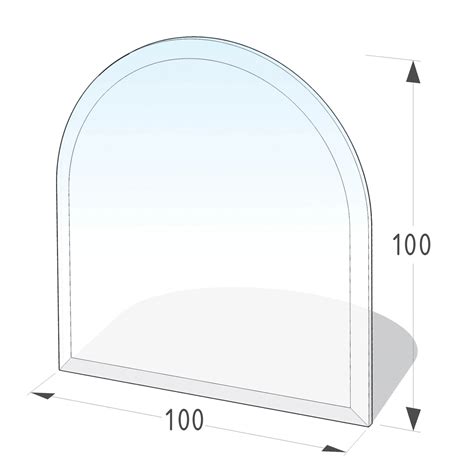 Lienbacher Funkenschutzplatte Glasbodenplatte Rundbogen Mm St Rke