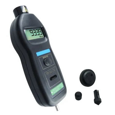 0 01 RPM ABS Digital Dual Contact And Non Contact Type Tachometer For