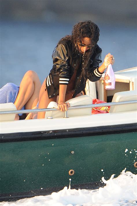 Wearing A Bikini On Vacation In Italy 28 July 2012 Rihanna Photo