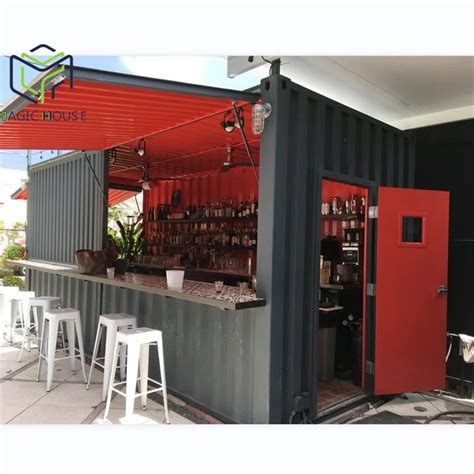 Portable Container Bar Shipping Container Beer Bar And Cafe Using For ...