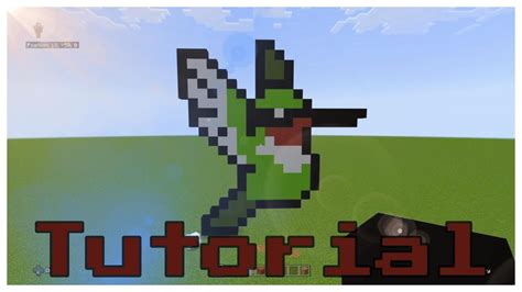 Hummingbird Pixel Art Tutorial For Minecraft Youtube