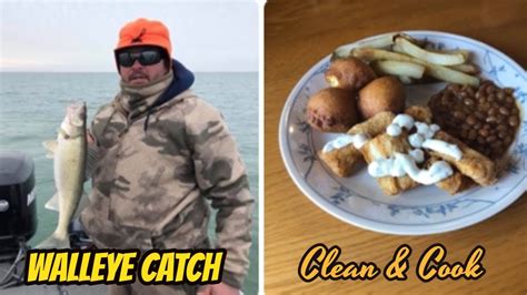 Walleye Catch Clean And Cook Youtube