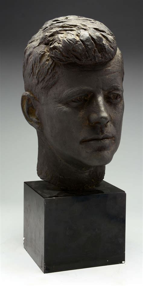 Lot Detail - PRESIDENT KENNEDY BRONZE BUST.