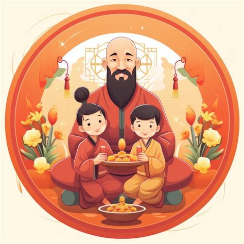 Premium Ai Image Ancestor Worship Icon