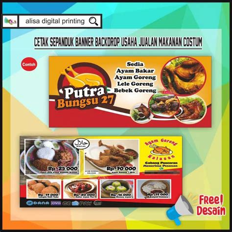 Contoh Kata Kata Poster Jualan Makanan 25 Contoh Poster Niaga Dan Riset