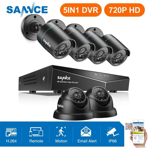 Sannce Ch Cctv System P Hdmi Output Pcs P Tvi Home Security