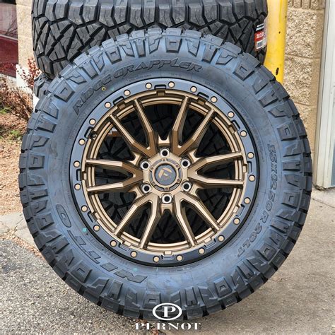 Fuel D Rebel Bronze Wheels X X Nitto Ridge Grappler