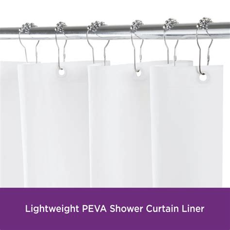 Wayfair Basics® Peva Solid Color Shower Curtain Liner And Reviews Wayfair