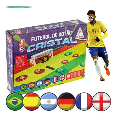 Jogo Futebol De Botão Cristal Gulliver 6 Seleções Envio 24hs MercadoLivre